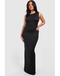 Boohoo - Plus Super Soft Low Back Maxi Dress - Lyst