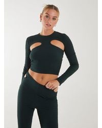 Pink Vanilla - Popcorn Scoop Racer Long Sleeve Top - Lyst