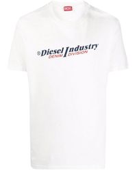 DIESEL - Industry Denim Division Crew Tee - Lyst