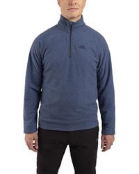 Trespass - Keynote Anti Pilling 1/4 Zip Fleece Top (Coastal/ - Lyst