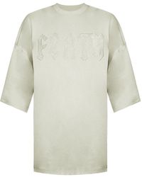 PUMA - X Rihanna Fenty Oversized Vanilla T-Shirt - Lyst