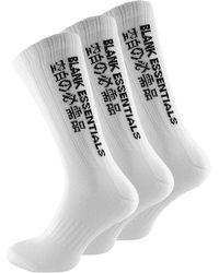 Blank Essentials - 3 Pairs Cotton Sport Crew Socks - Lyst