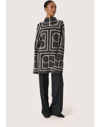 Soaked In Luxury - Pullover Casual Fit Black Offwhite - Lyst