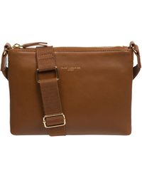 Pure Luxuries - 'Nessa' Nappa Leather Cross Body Bag - Lyst