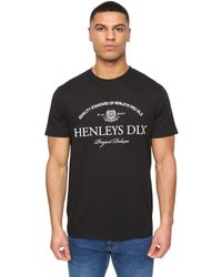 Henleys - Henclose Cotton T-Shirt - Lyst