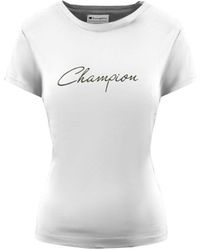 Champion - Easy Fit T-Shirt Cotton - Lyst