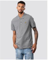 Lyle & Scott - Light Mist Plain Polo Shirt - Lyst