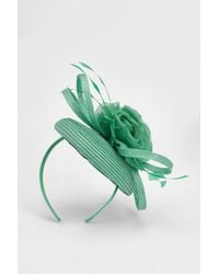Karen Millen - Flower Trim Pillbox Fascinator - Lyst