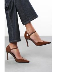 Where's That From - Wheres 'Winnie' Pointed Toe Stilleto Court Heeled Shoe With Buckle Strap - Lyst
