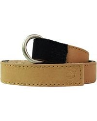 Timberland - Reversible Nubuck And Canvas Belt Tb0A1Ajp 019 - Lyst