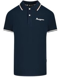 Aquascutum - London Tipped Polo Shirt Cotton - Lyst