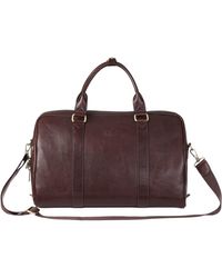 Infinity Leather - Vintage Genuine Holdall Duffle Gym Travel Bag - Lyst