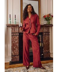 Wallis - Pleat Front Waist Binding Blazer - Lyst
