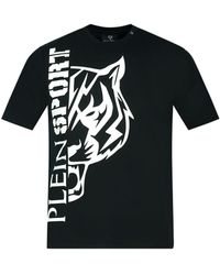 Philipp Plein - Tiger Side Logo T-Shirt Cotton - Lyst