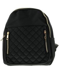 Wynsors - Small Backpack Bag Quilted Sam Zip Fastening Nylon - Lyst