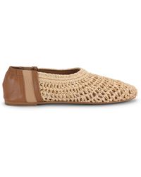 Steve Madden - Meela Raffia Ballet Flats Fabric - Lyst