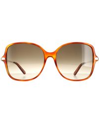 Ferragamo - Square Tortoise Gradient Sf990Sr - Lyst