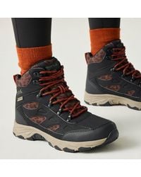 Regatta - Ladies Vendora Leopard Synthetic Leather Walking Boots - Lyst