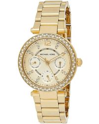 Michael Kors - Mk6056 Parker Chronograph 33Mm Stainless Steel Ladies Watch - Lyst