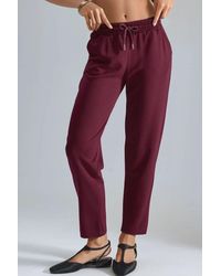 Hiccup - Modal Touch Elastic Waist Carrot Fit Jogger Pants - Lyst