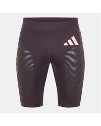 adidas - Promo Compression Fit Running Shorts - Lyst