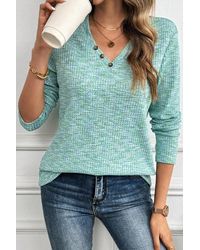 Everyday the Label - Waffle Knit Pullover Sweater - Lyst