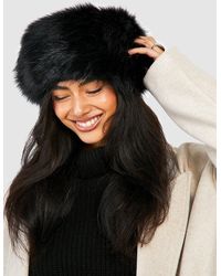 Boohoo - Faux Fur Headband - Lyst