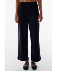 Penti - Ribbed High Waist Wide Leg Trousers - Lyst