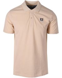 Aquascutum - Check Patch Polo Shirt Cotton - Lyst