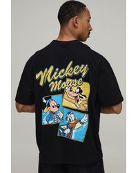 BoohooMAN - Oversized Mickey Mouse License Print T-Shirt - Lyst