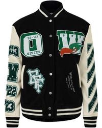 Off-White c/o Virgil Abloh - Off Off Embr Varsity - Lyst