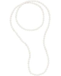 Ateliers Saint Germain - Long Necklace Opera Of Real Cultured Freshwater Pearls Baroque 8-9 Mm - Lyst