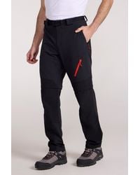 Mountain Warehouse - Trekking Convertible Trouser Water Resistant Stretchy Hiking Zip Off Pants Polyamide - Lyst