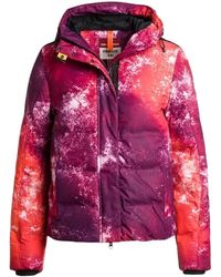 Parajumpers - Berry Snow Print Down Jacket - Lyst