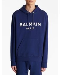 Balmain - Logo Hoodie - Lyst