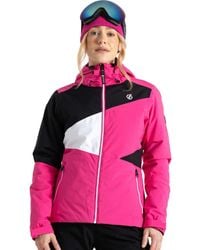 Dare 2b - 's Ice Waterproof Padded Ski Jacket In Pink Black - Lyst