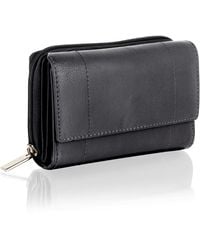 Woodland Leathers - Genuine Leather Purse Rfid Blocking Wallet - Lyst