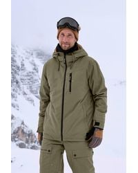 Mountain Warehouse - 'Laxx' Logo Ski Jacket With Chin Guard Waterproof Winter Coat - Lyst