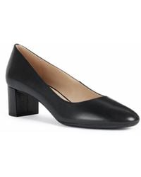 Geox - D Pheby Leather Bovine Full Grain Heels - Lyst