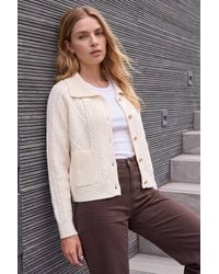 Roman - Chunky Cable Cardigan - Lyst