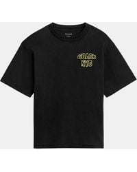 COACH - Lemon Relaxed T-Shirt - Lyst