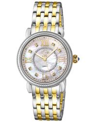 Gv2 - By Gevril Marsala Two Tone Swiss Quartz Stainless Steel Watch - Lyst