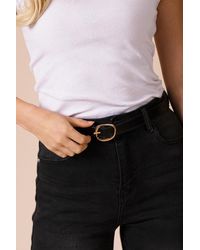 SVNX - Irregular Oval Buckle Belt - Lyst
