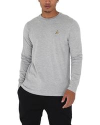 Brave Soul - Long Sleeve T Shirts Crew Neck Casual Top Summer Cotton Tee New - Lyst