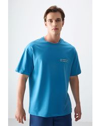 TOMMY LIFE - Oversized Printed Cotton Jersey T-Shirt - Lyst