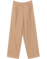 Michael Kors - Pleated Wide Leg Pant - Lyst