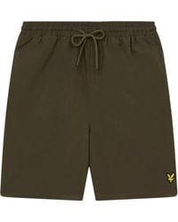 Lyle & Scott - And Swim Shorts Rubberised Logo Casual Vintage Half Pants - Lyst