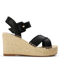 BOSS - Sandwdg Ltbk 10271792 Wedge Sandals - Lyst