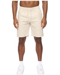 Crosshatch - Blansmoore Elasticated Regular Casual Shorts (Light Stone) - Lyst