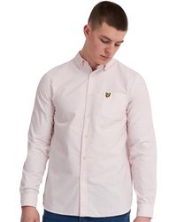 Lyle & Scott - Oxford Overhemd Met Normale Pasvorm En Lange Mouwen - Lyst